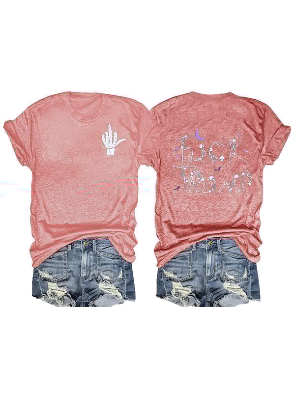 Women's Halloween FDT Printed T-shirt