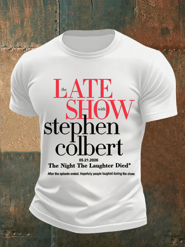 Men's Retro Last Show Print T-Shirt
