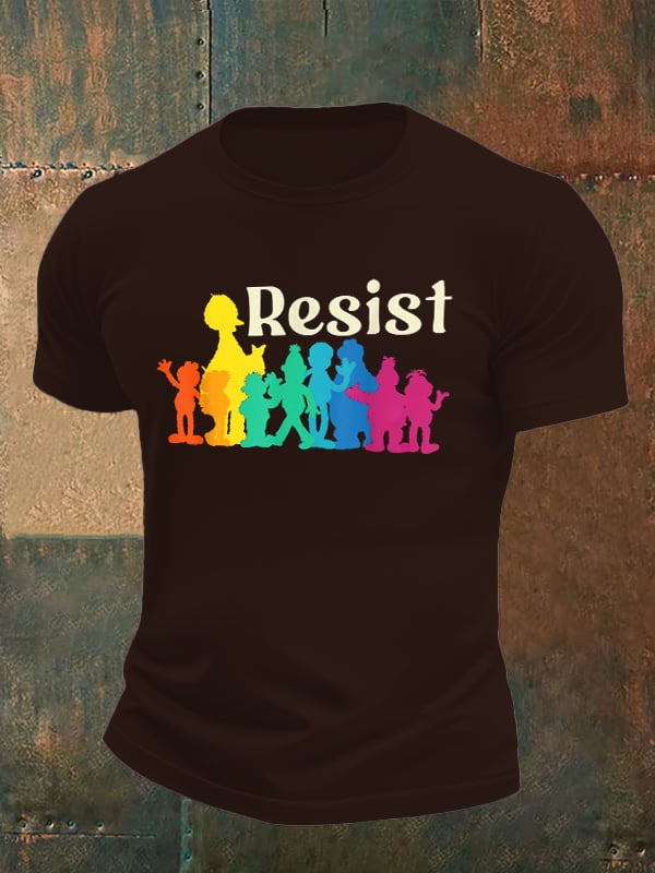 Men's Resist Printed Casual T-Shirt