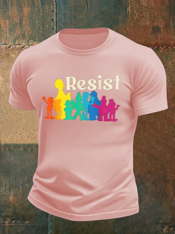 Men's Resist Printed Casual T-Shirt