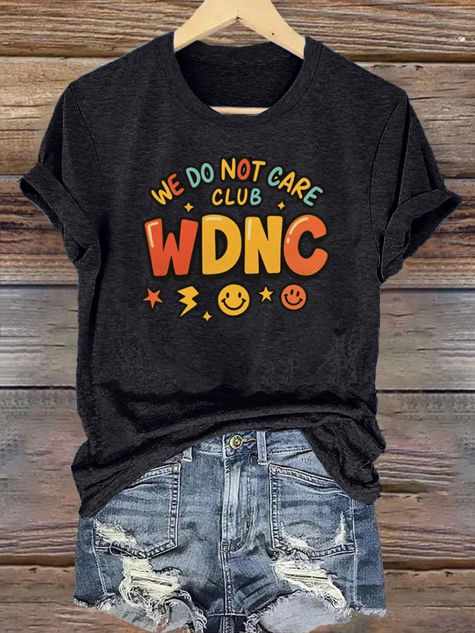 Women's  Retro Funny Proud Member Of Club Menopause Perimenopause Print T-Shirt