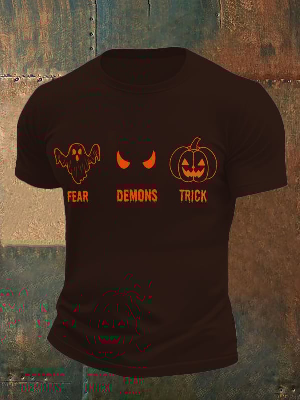 Men's Halloween FDT Print  T-Shirt