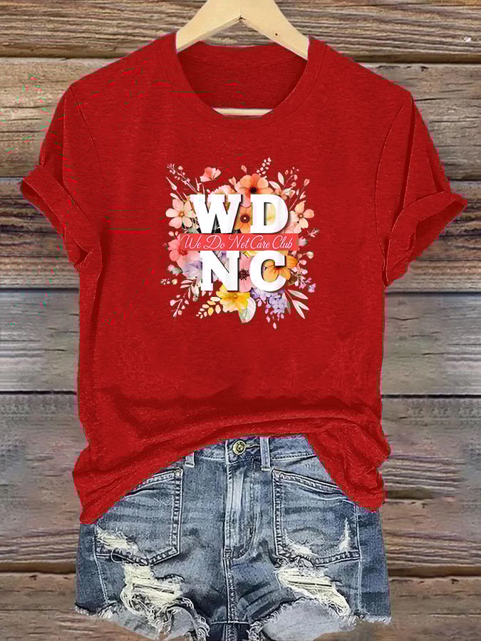 Women's  Retro Funny Proud Member Of Club Menopause Perimenopause Print T-Shirt