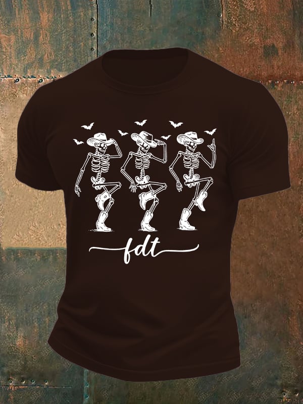 Men's Cowboy Skull  T-Shirt
