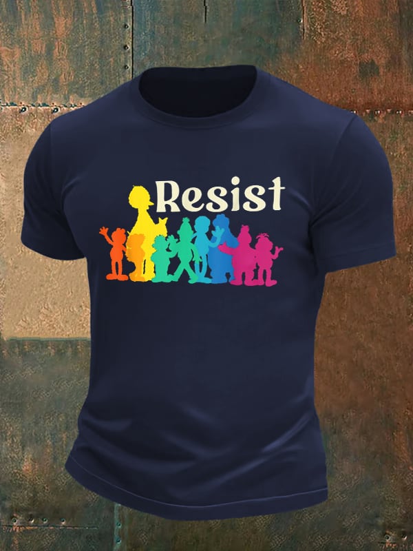 Men's Resist Printed Casual T-Shirt
