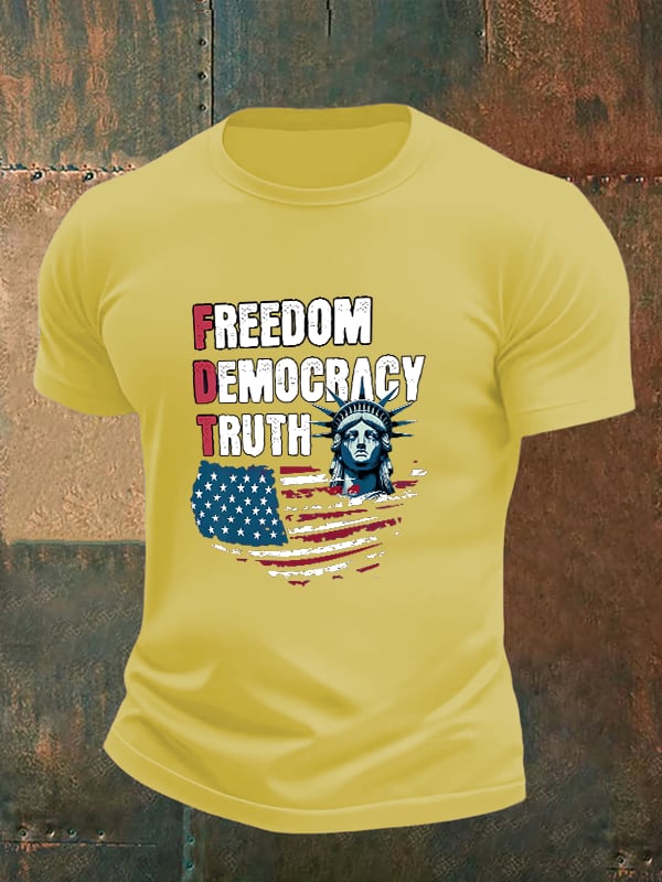 Men's FDT Printed Casual T-Shirt