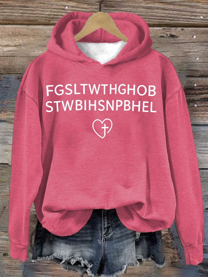 Women's  FGSLTWTHGHOB STWBIHSNPBHEL Printed Hoodie