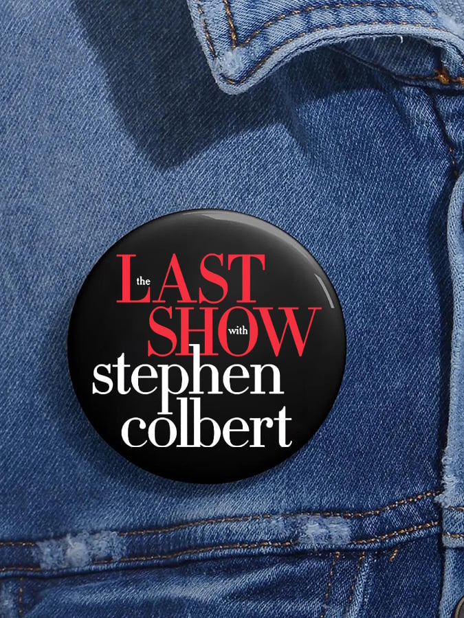 Unisex Retro Last Show Pin-Back Button