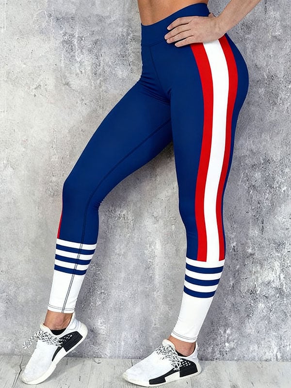 Women's Rugby Print Leggings