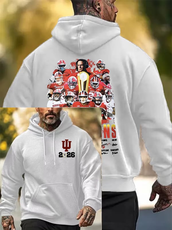 Men's  Football Print  Hoodies