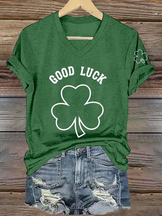 Women's  St. Patrick's Day Print T-Shirt