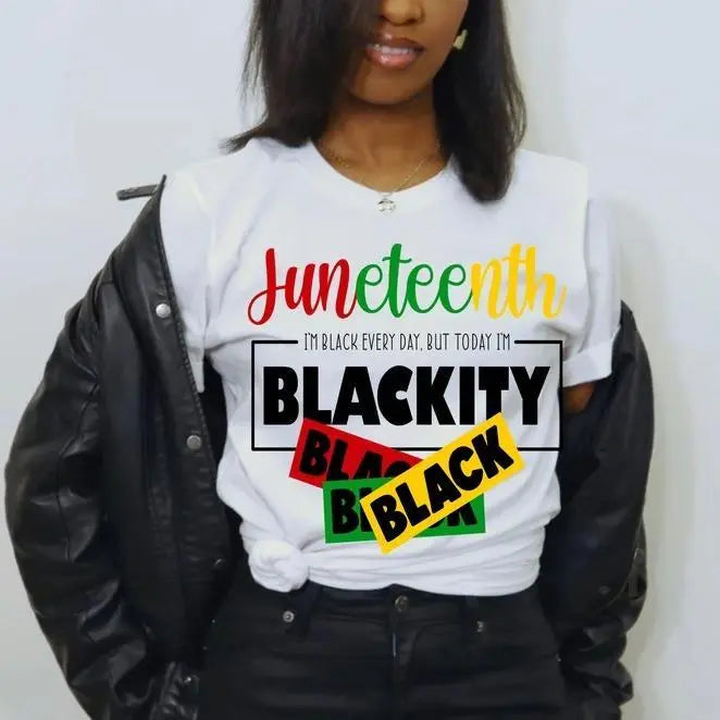 Unisex Juneteenth 1865 Hot Stamped T-Shirt