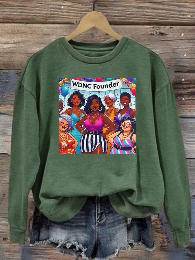 Women's  Retro Funny Proud Member Of Club We Do Not Care Menopause Perimenopause Print  Sweatshirt