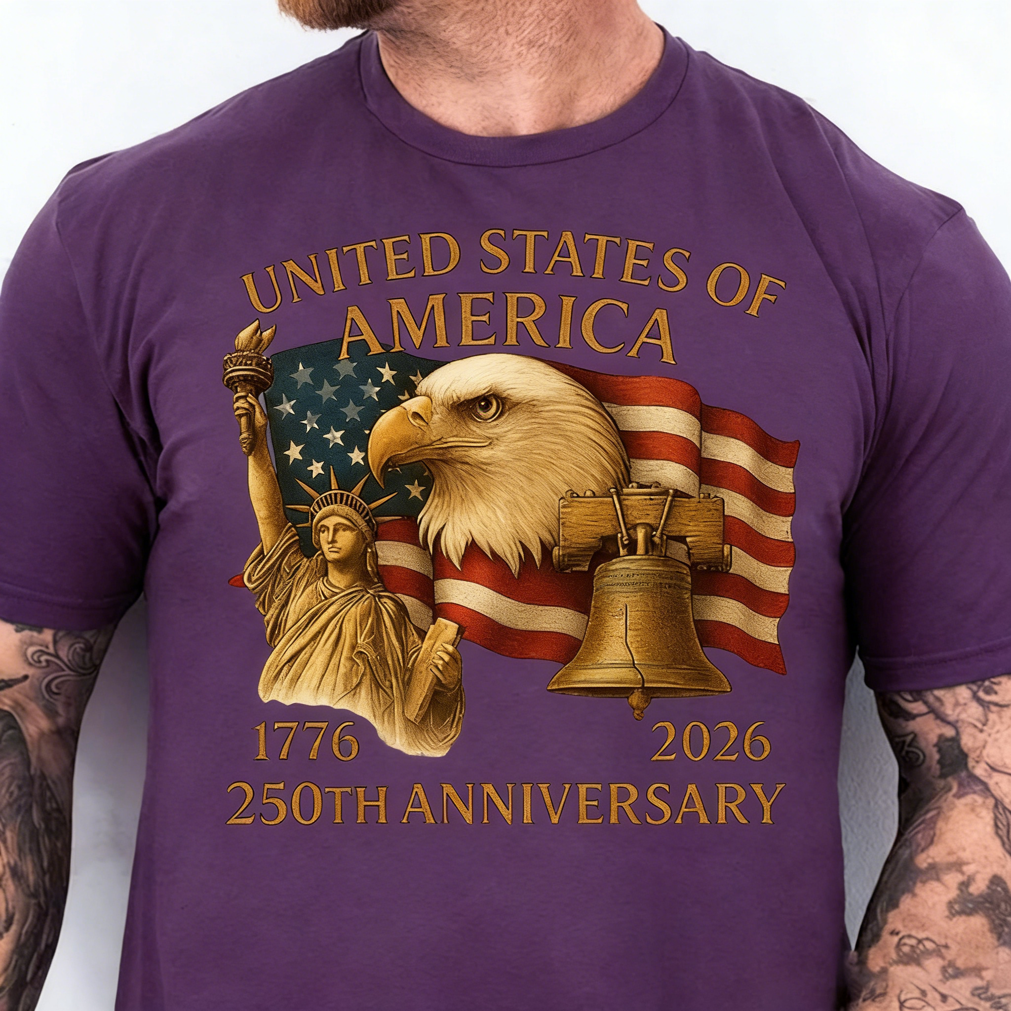 Men's 250 Years Anniversary USA Shirt