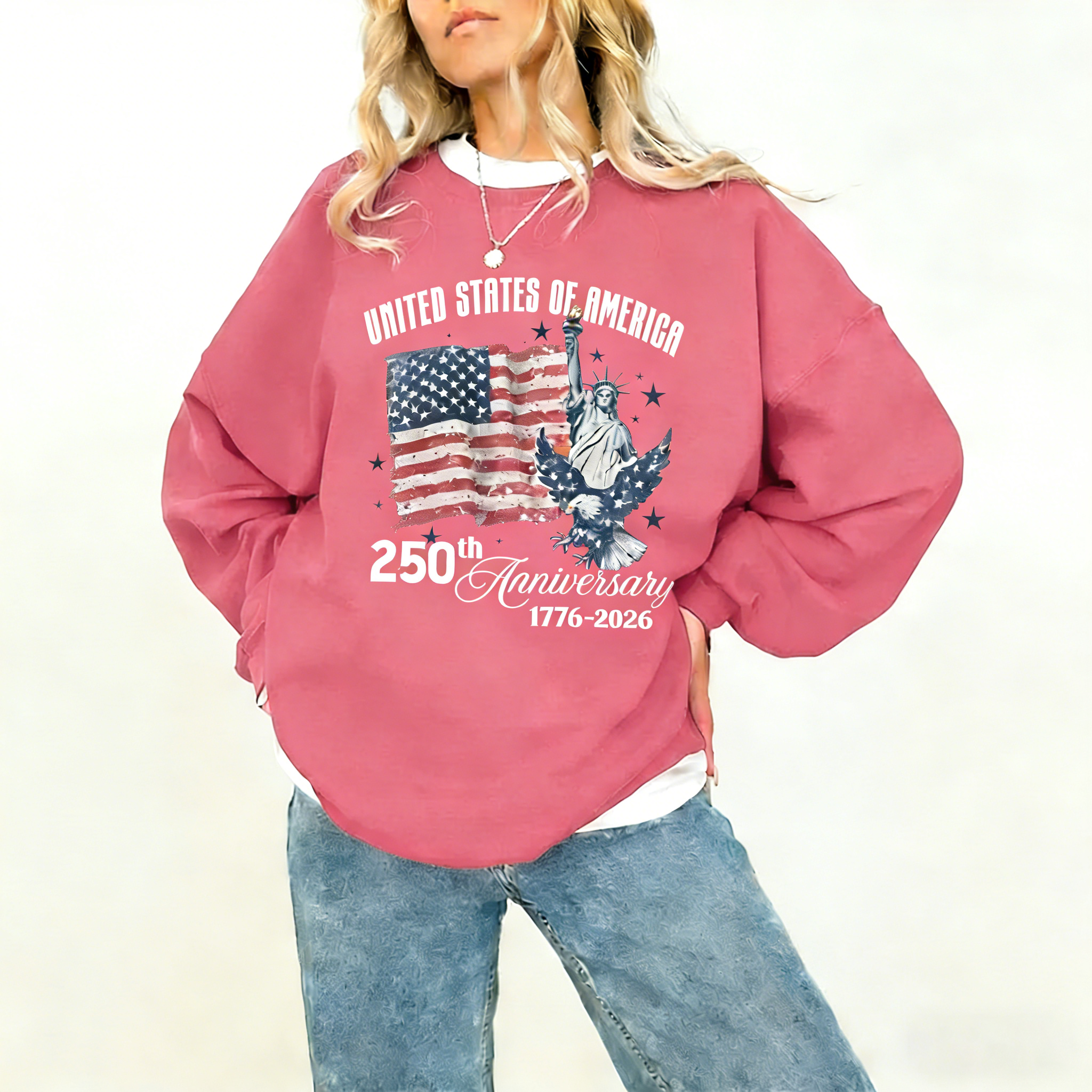 Women's America 250th Anniversary Comfort Colors Sweatshirt