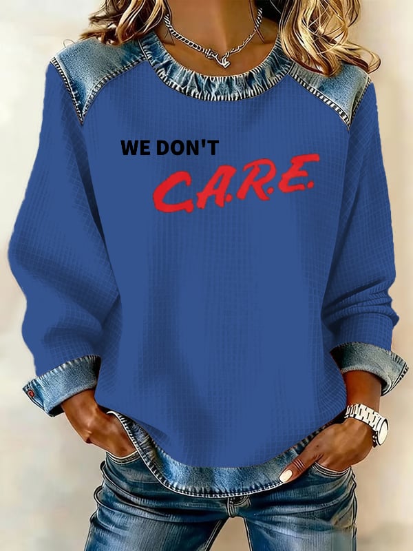 Women's  Retro Funny Proud Member Of Club We Do Not Care Menopause Perimenopause Print  Sweatshirt