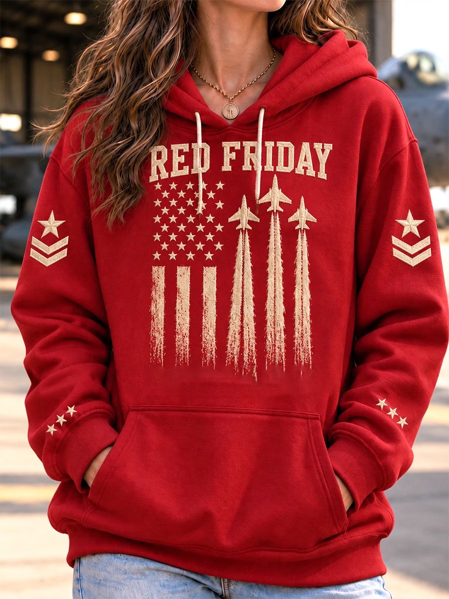 RED Friday Colorblock Troop Support Hoodie