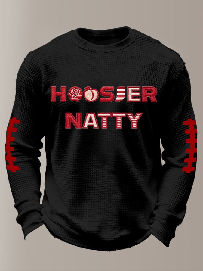 Men's Football Print Waffle T-Shirt