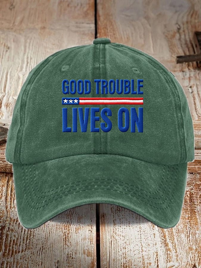 Unisex FDT  “Good Trouble Lives On” Printed Hat