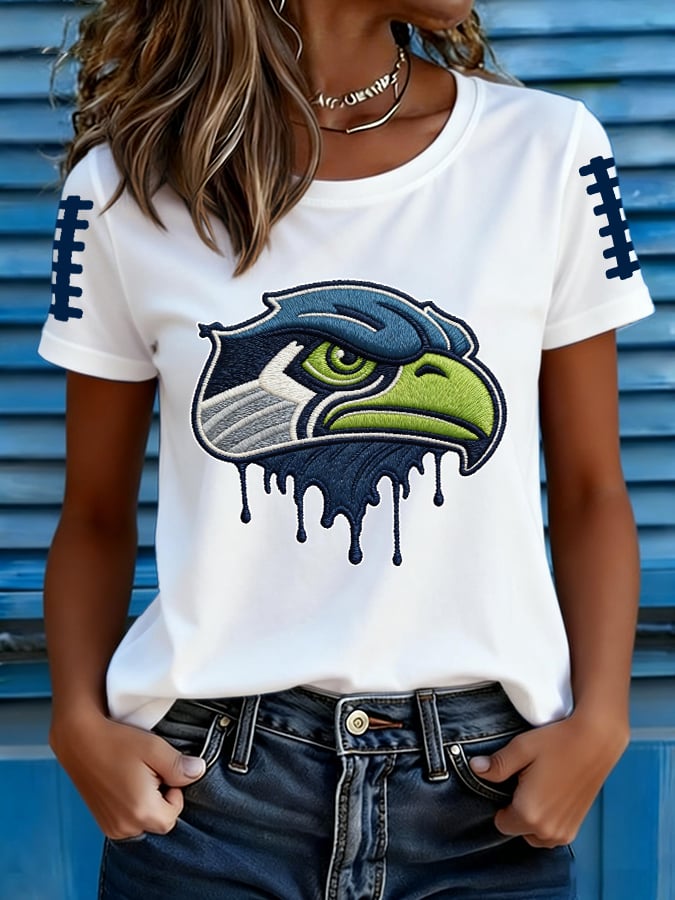 Women's Football Print T-shirt