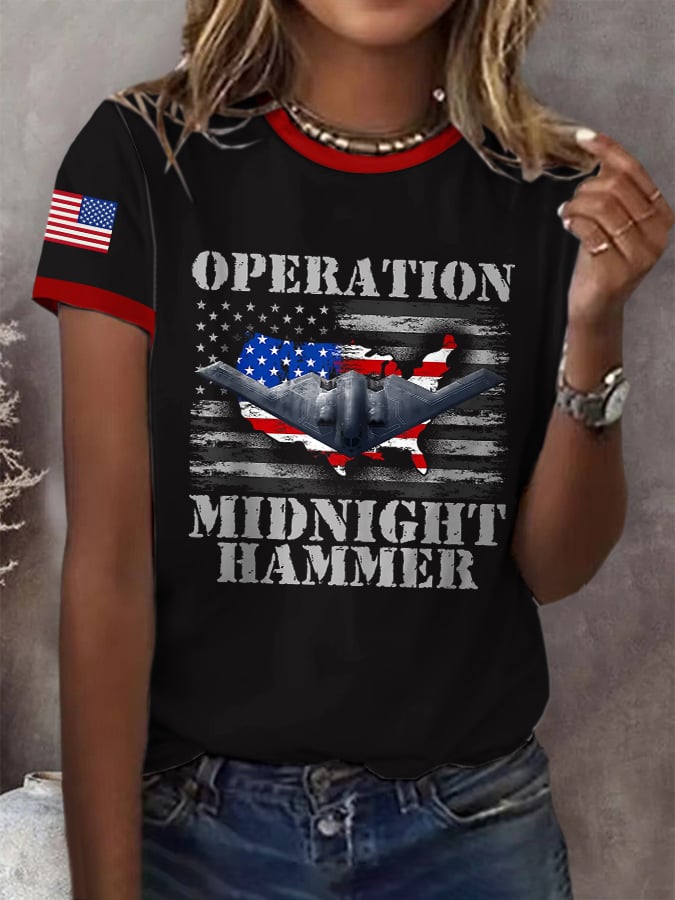 Women's Operation Midnight Hammer Short-sleeved T-shirt