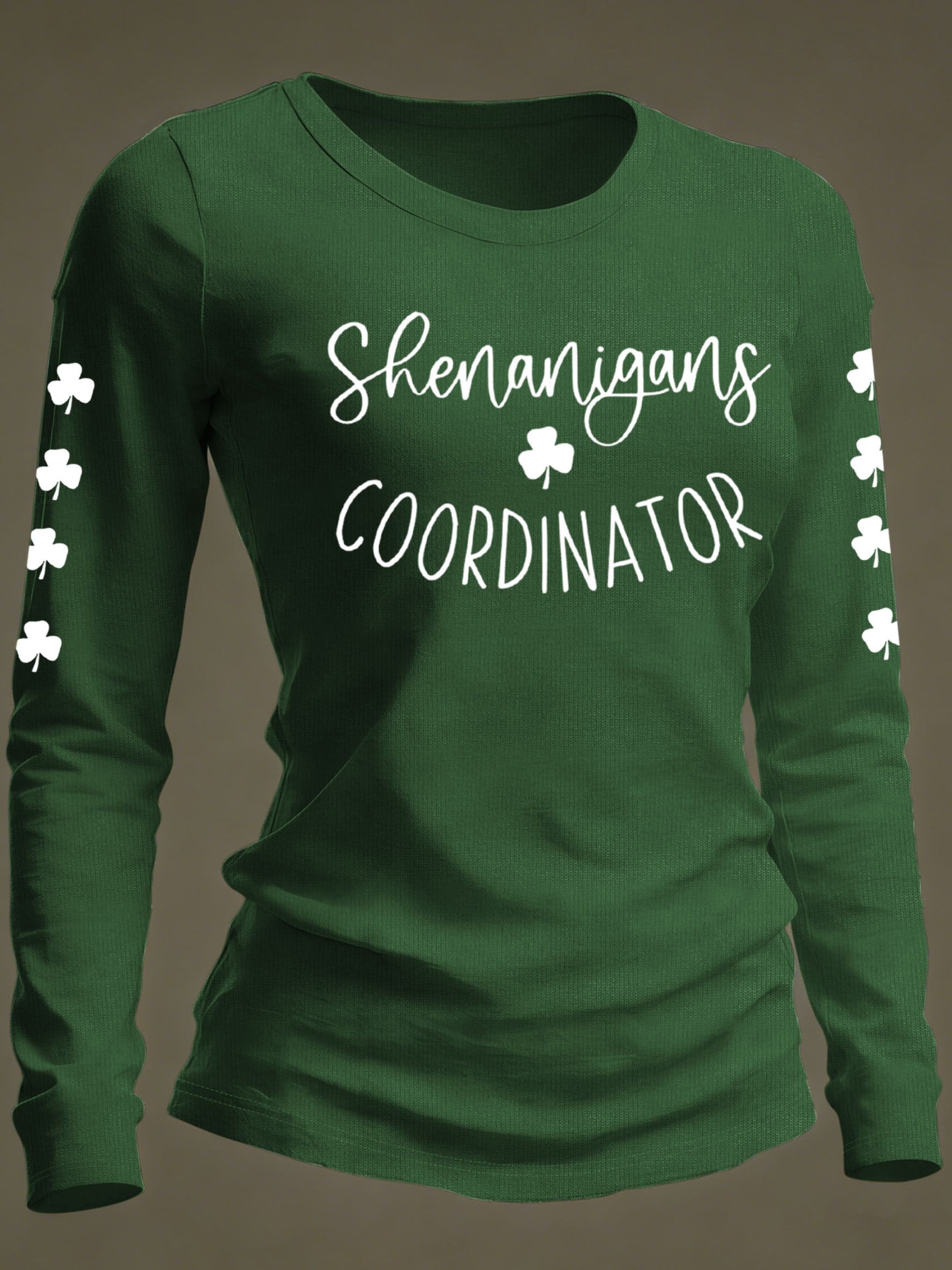 Women's Shenanigans Coordinator Printed Casual T-shirt