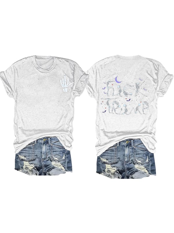 Women's Halloween FDT Printed T-shirt