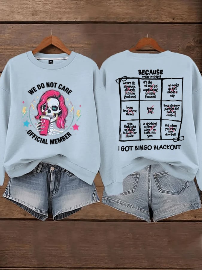 Women's  WDNC Menopause And Perimenopause Print Sweatshirt