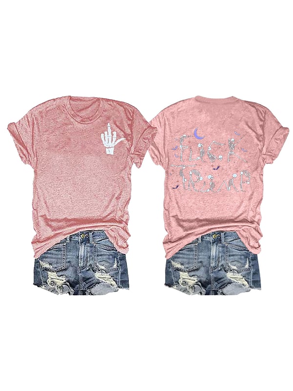 Women's Halloween FDT Printed T-shirt