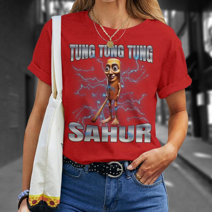 Women's Tung Tung Sahur Cadeau Humoristique T-Shirt