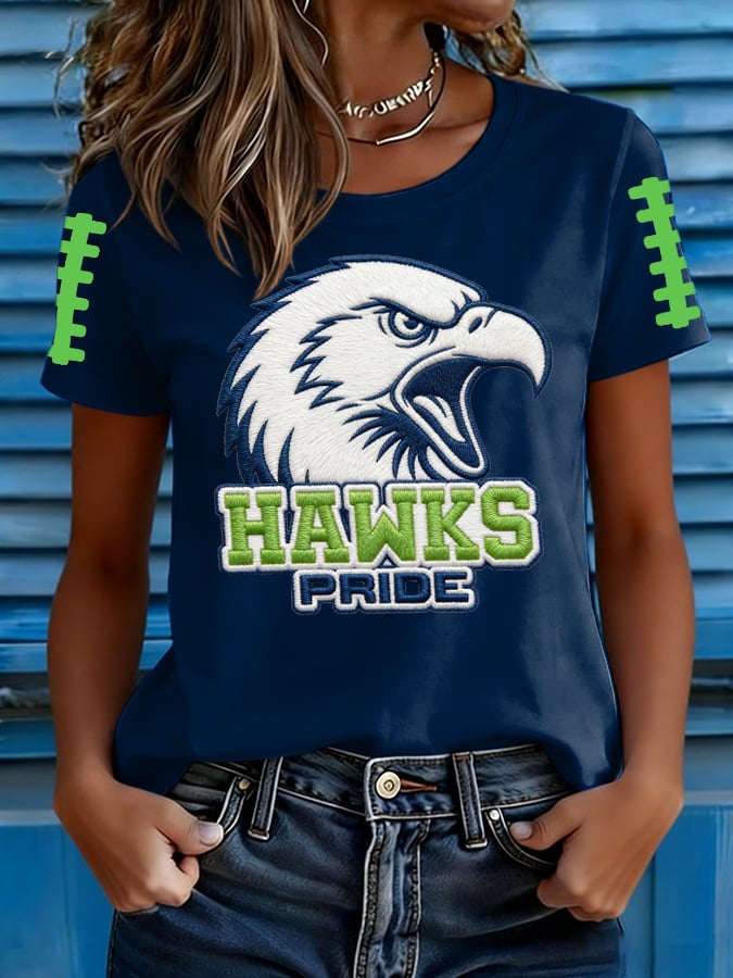 Women's Football Print T-shirt