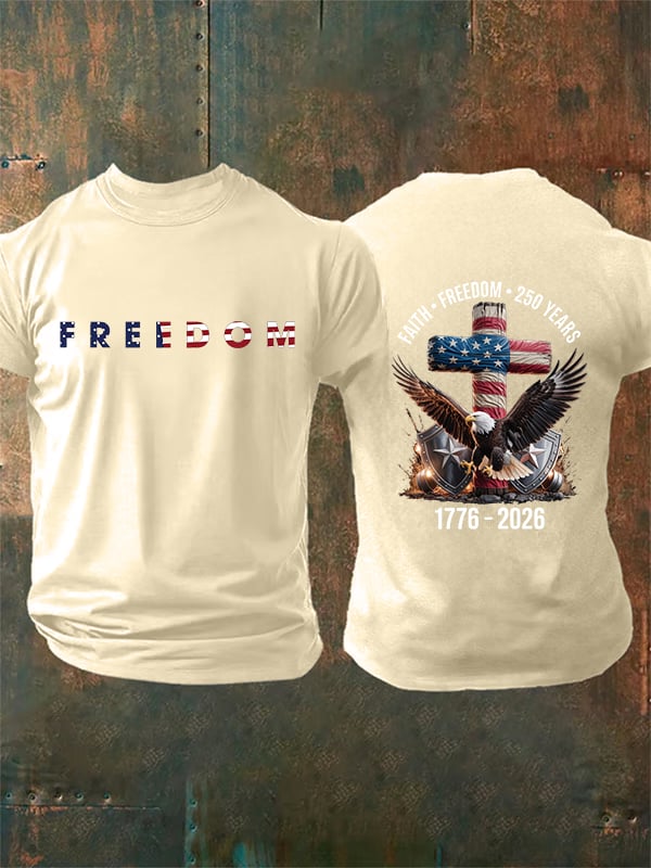 Men's  American 250th Print T-Shirt