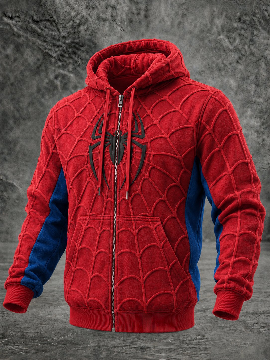Men's Spider Graphic Print Hoodie