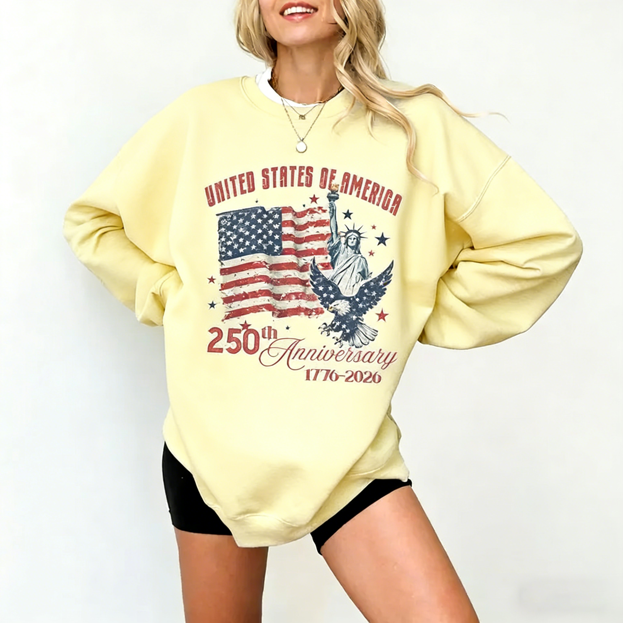 Women's America 250th Anniversary Comfort Colors Sweatshirt