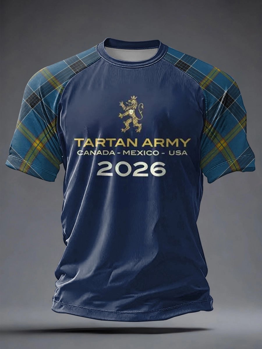 Men's UK Football Lover Scotland Short Sleeve t-Shirt