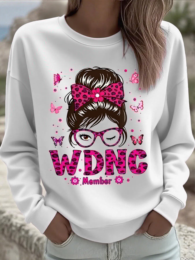 Women's WDNC Menopause & Perimenopause Printed Sweatshirt