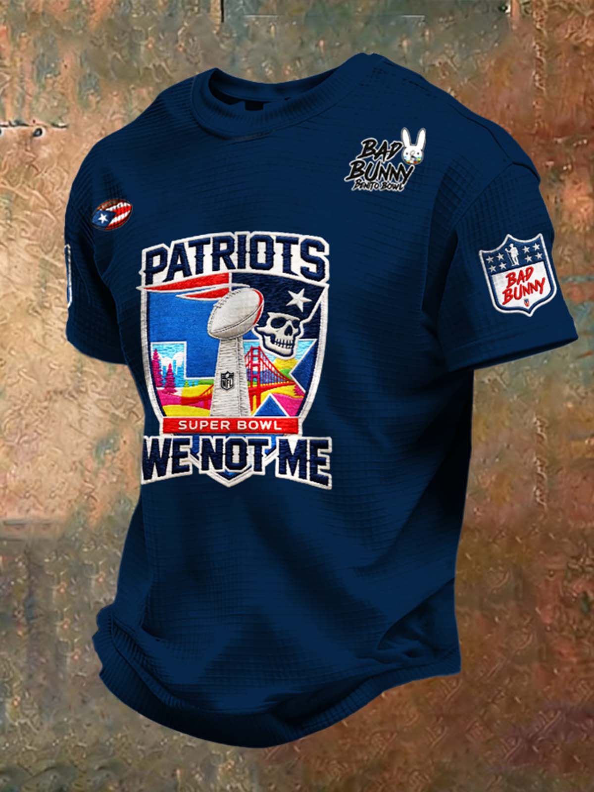 Men's Football Print Short-Sleeve T-Shirt