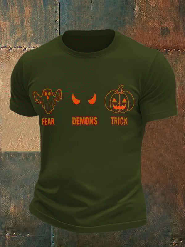 Men's Halloween FDT Print  T-Shirt