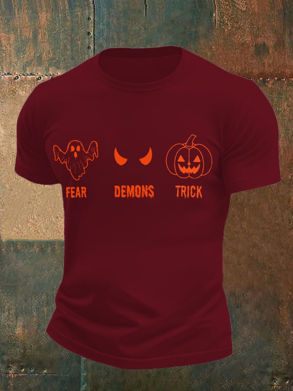 Men's Halloween FDT Print  T-Shirt