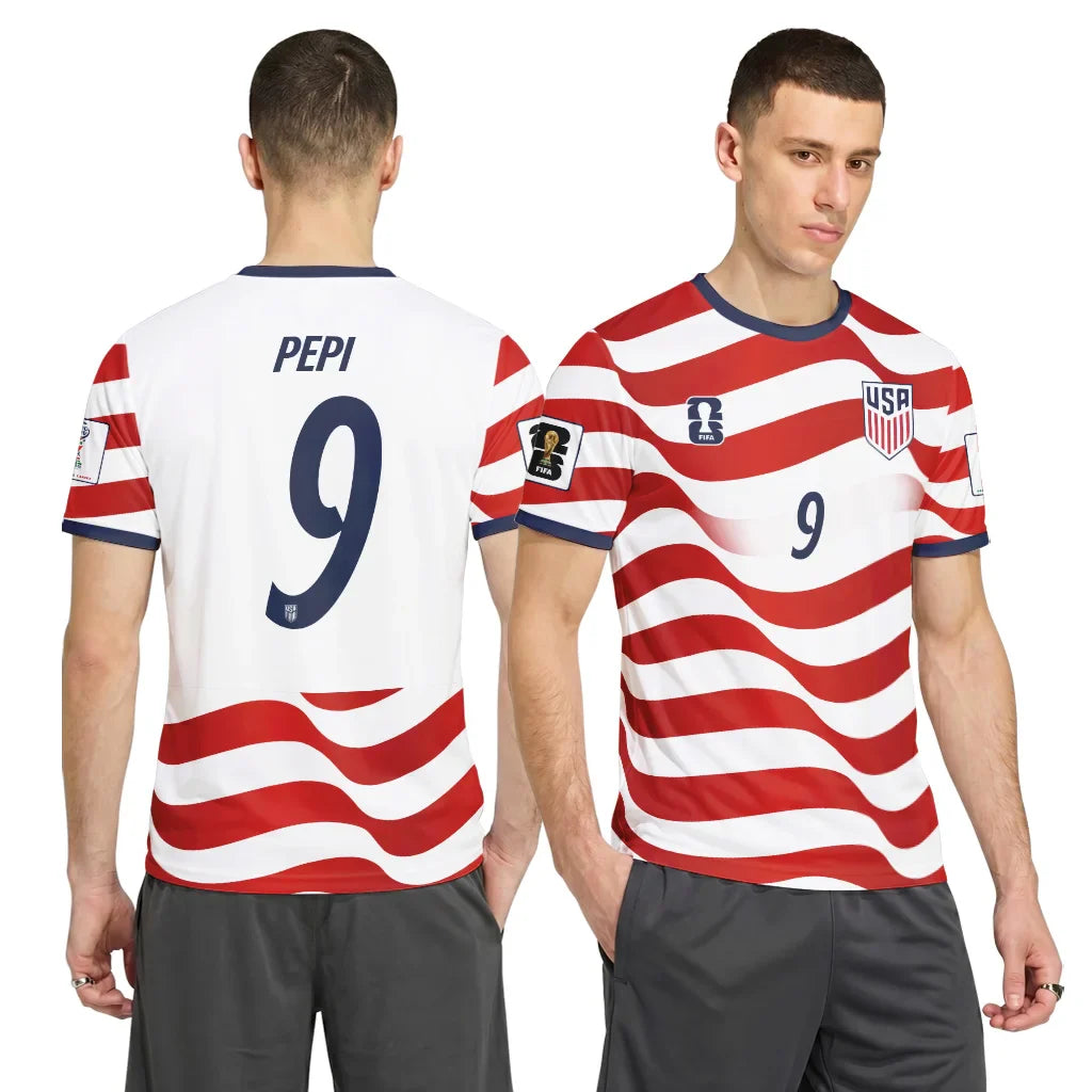 Pepi 9 AOP T-Shirt World Cup USA Home