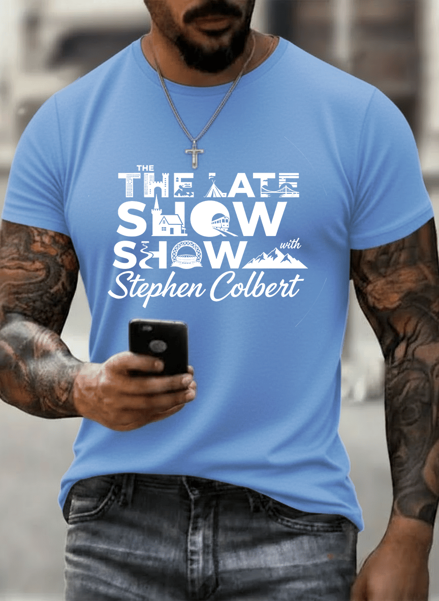 Men's Retro Last Show Print T-Shirt