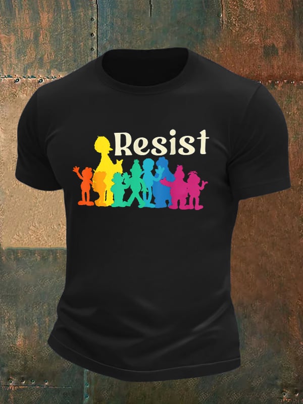 Men's Resist Printed Casual T-Shirt