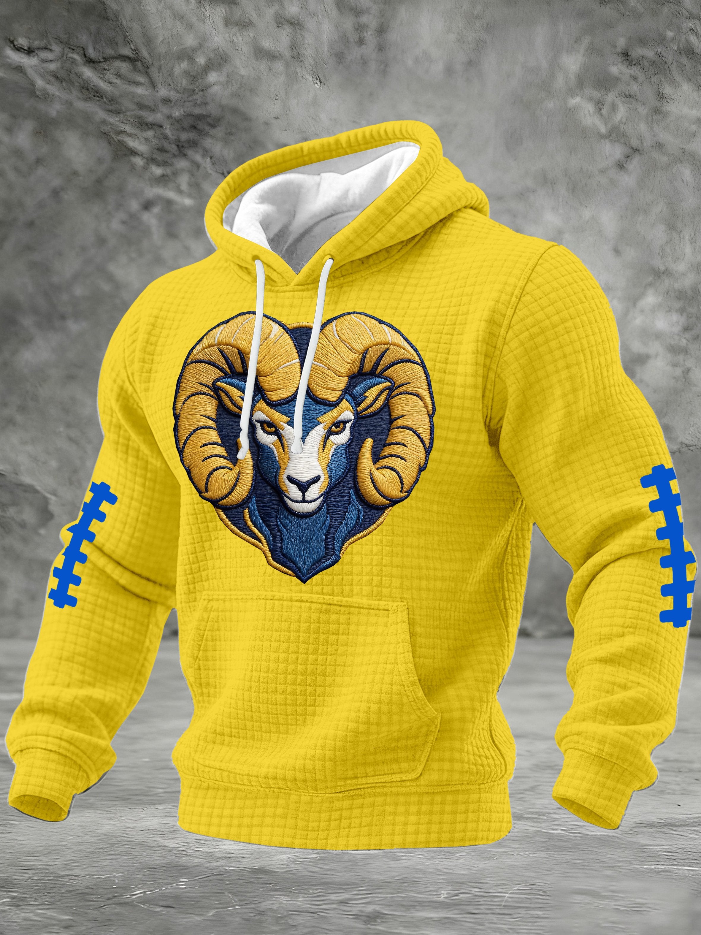 Men's Rugby Print Sweatshirt