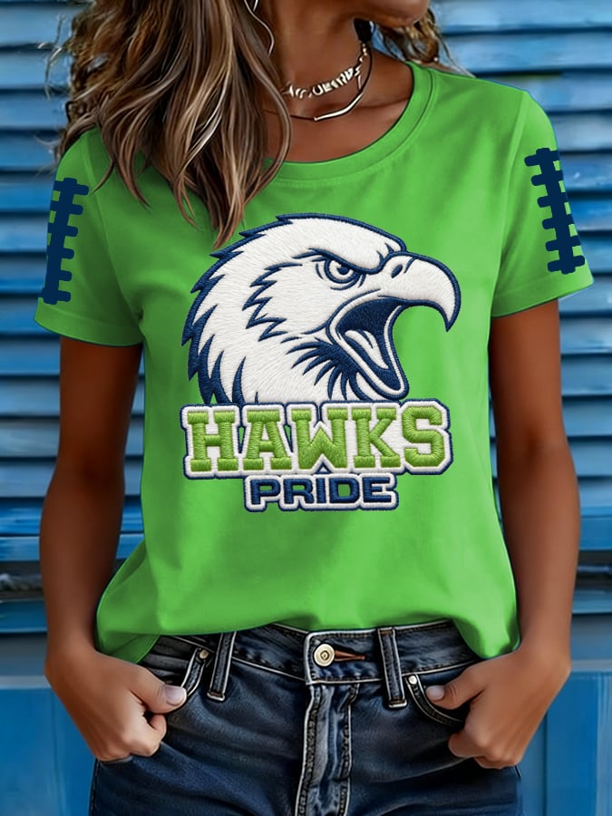 Women's Football Print T-shirt