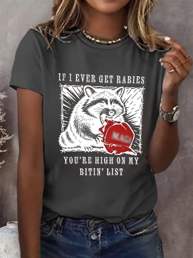 Women's FDT Printed Casual T-Shirt