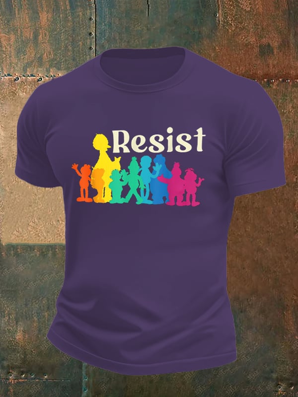 Men's Resist Printed Casual T-Shirt