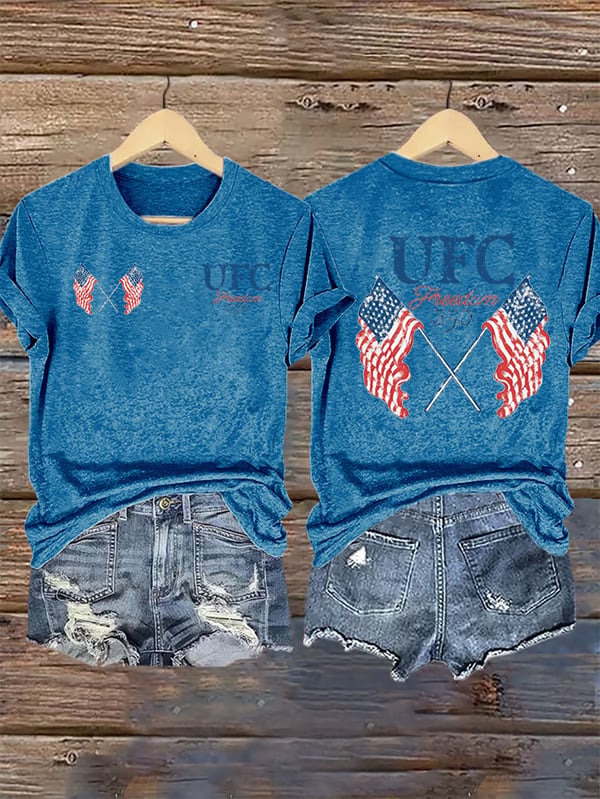 Women's  Freedom 250 Flags T-Shirt
