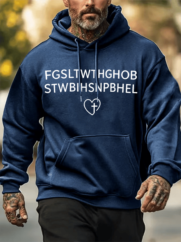 Men's FGSLTWTHGHOB STWBIHSNPBHEL Printed Hoodie