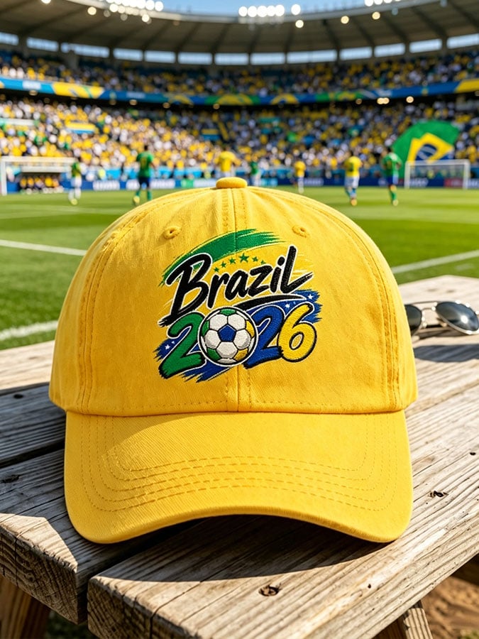 Brazil Print Hat