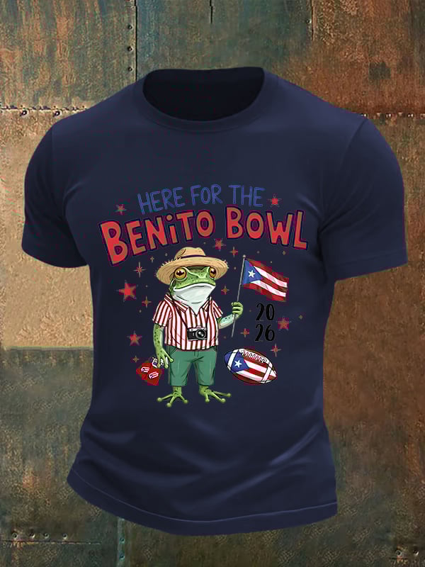 Men's  Benito Bowl Puerto Rico Football T-Shirt